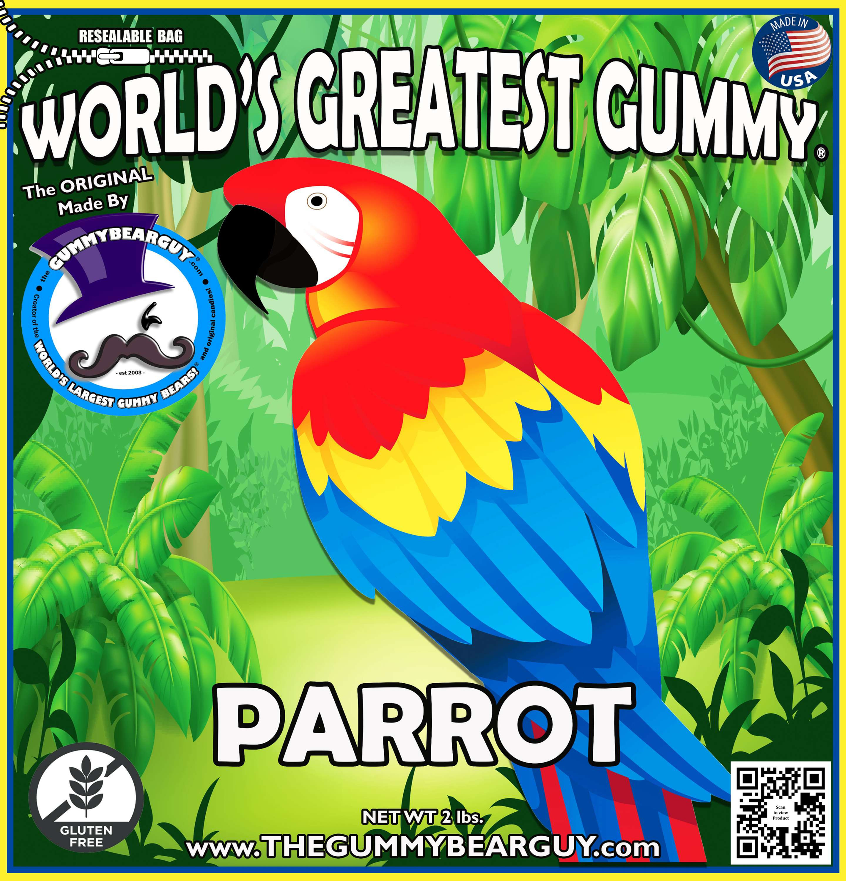 World's Greatest Gummy ®️ - Parrot