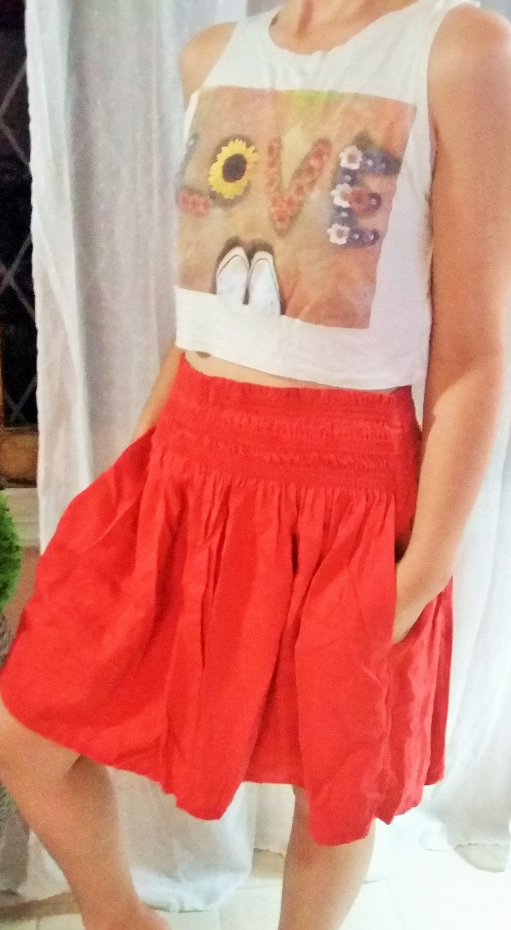 Crop Top de Algodón