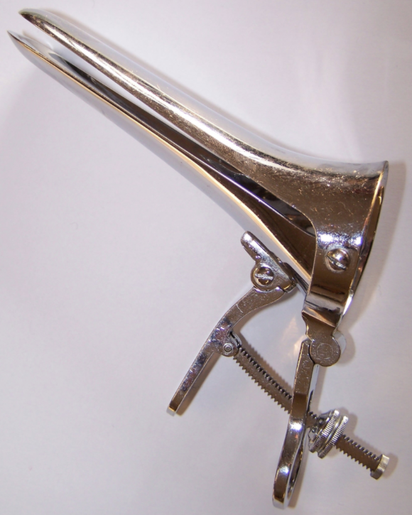 Speculum used in well woman check much worse than cotton swab in the nose