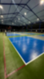 Covered pickleball courts in the city