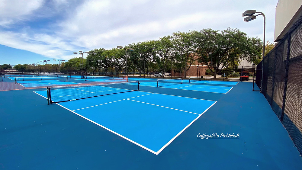 Beautiful pickleball courts at Indiana State University