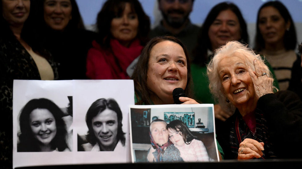 Adriana Metz Romero is the sister or the recently-identified 'Grandchild No. 140', forcibly taken from his mother in 1977. © Luis Robayo, AFP