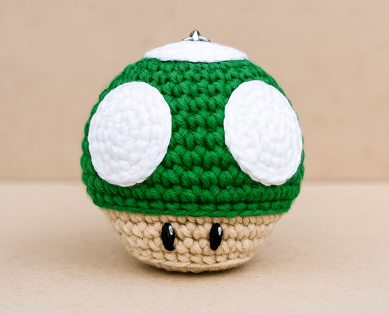 Cogumelo Verde - chaveiro