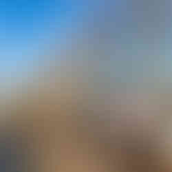 Einsatz einer weis-grauen Asphalthobelmaschine, davor ein gelber LKW mit grauem Muldenanhänger, im Hintergrund eine Allee von kahlen Bäumen und blauer Himmel.