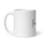Thumbnail: Flower girl white glossy mug