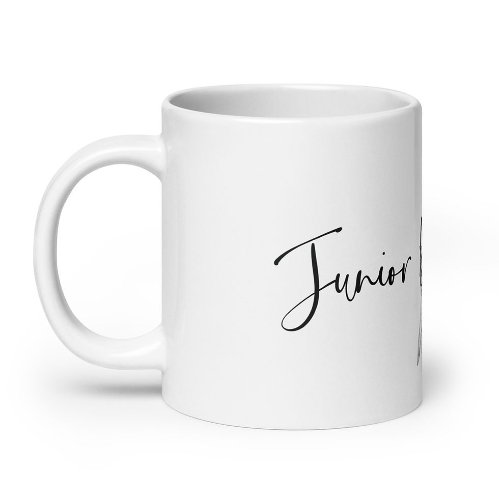 Thumbnail: Junior bridesmaid white glossy mug