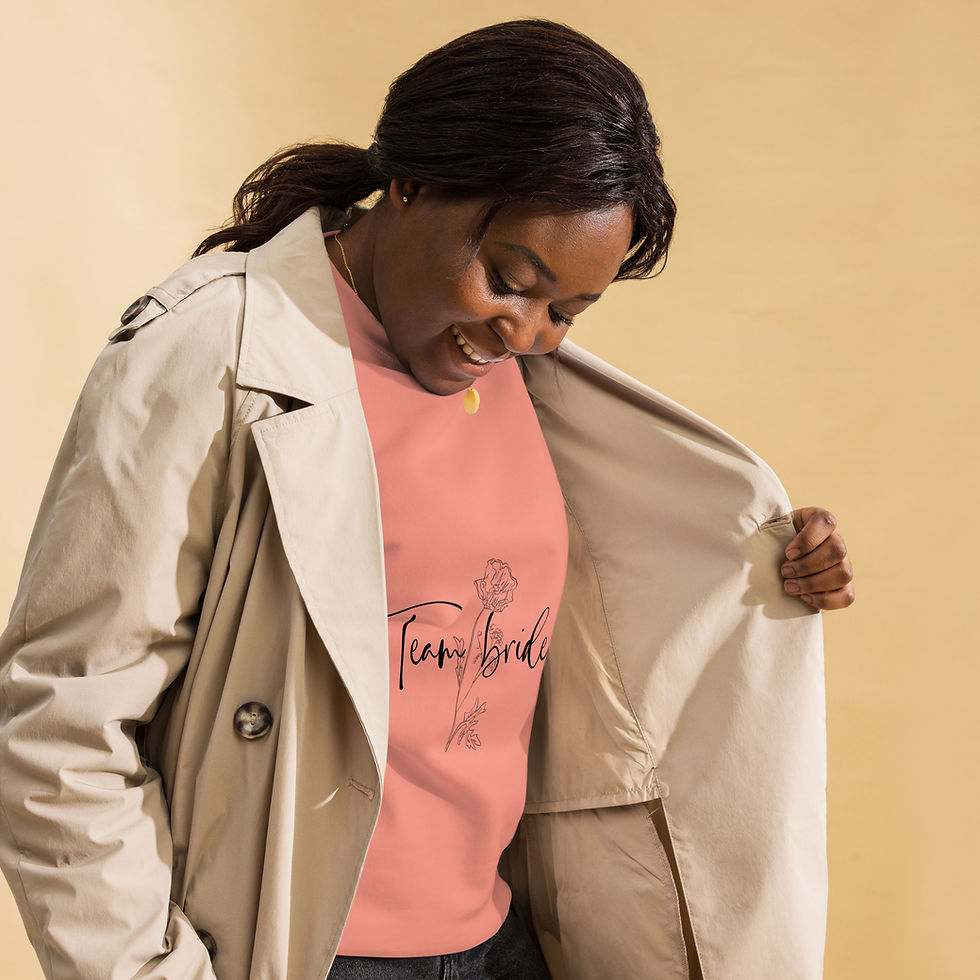 Thumbnail: Team bride Premium Sweatshirt - black text