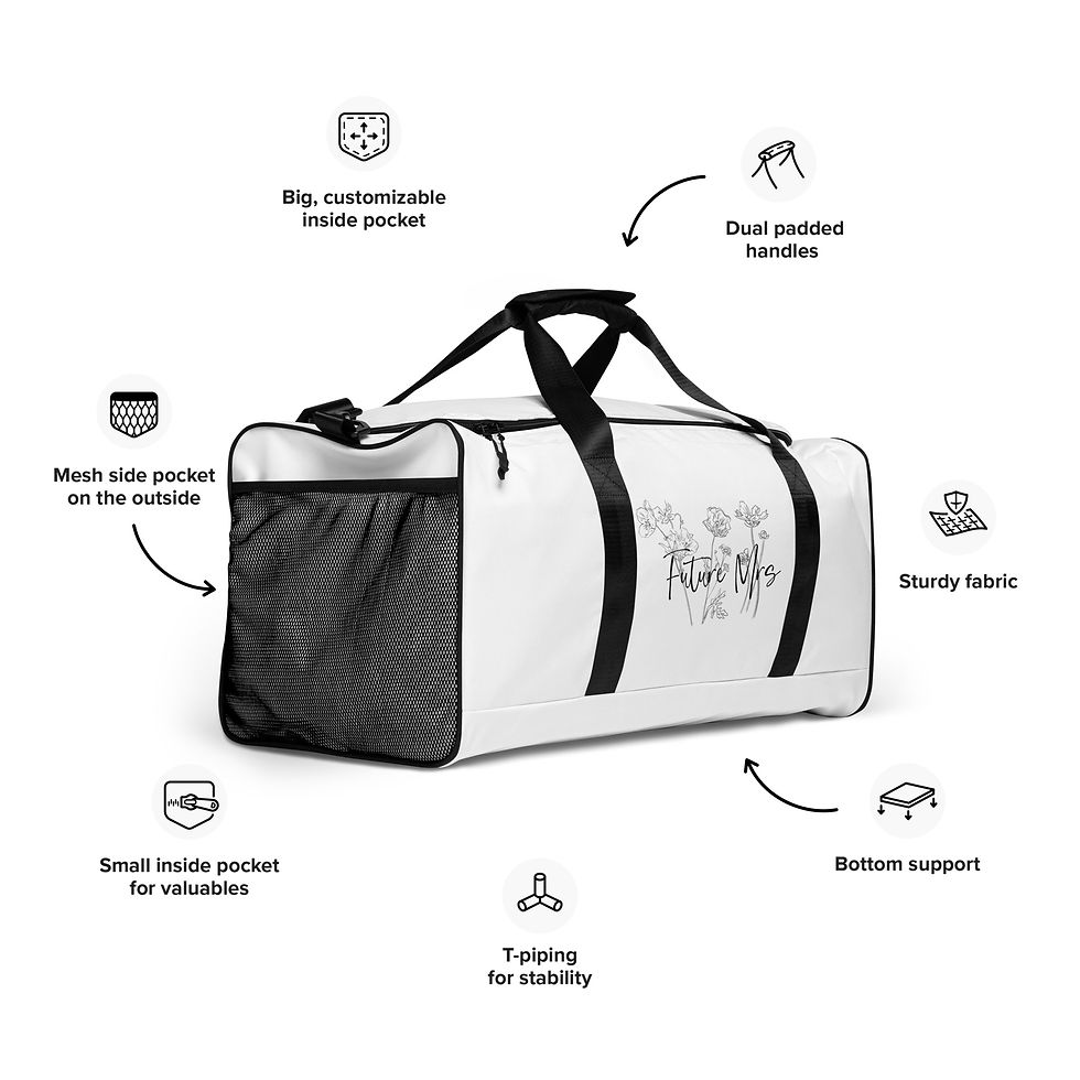 Thumbnail: Future Mrs duffle bag