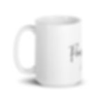 Thumbnail: Flower girl white glossy mug