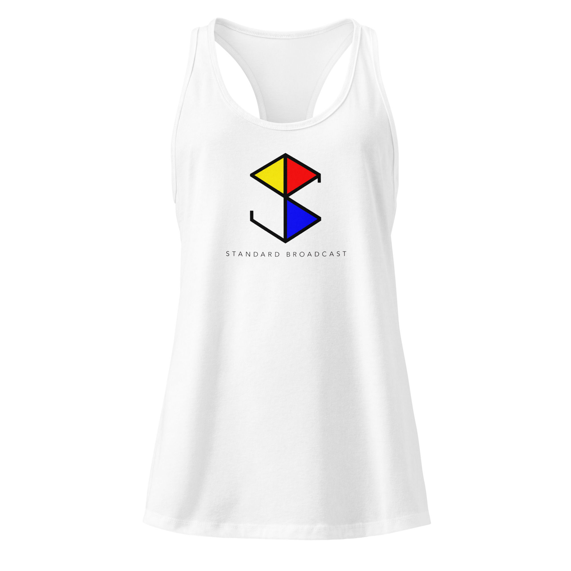 SB LOGO: Women’s fitted racerback tank top