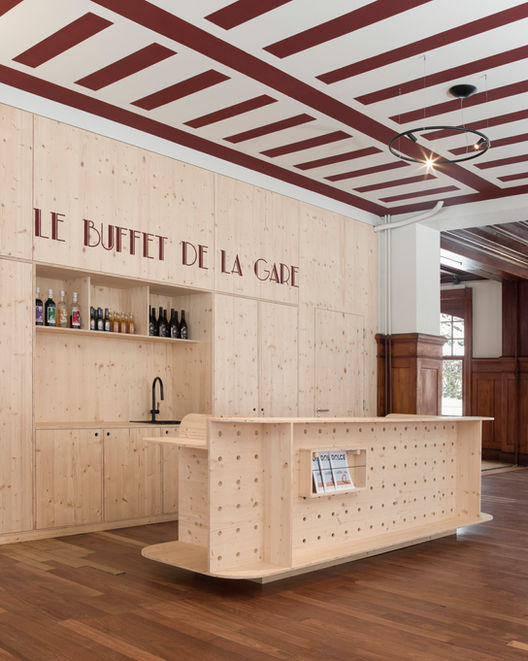 Antonuccio Wieland Architectes EPFL SIA sàrl • rue du Centre 14, 1800 Vevey • Alyssa Antonuccio et Fabian Wieland • Architecture et visualisations • 211_BUGA, transformation du Buffet de la Gare aux Avants