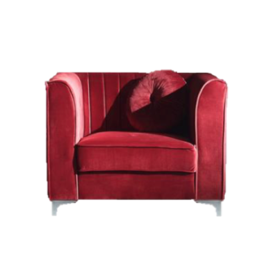 Ciara Red Velvet Chair $125