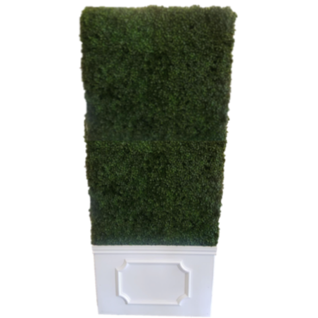 Hedge Wall with Pedestal