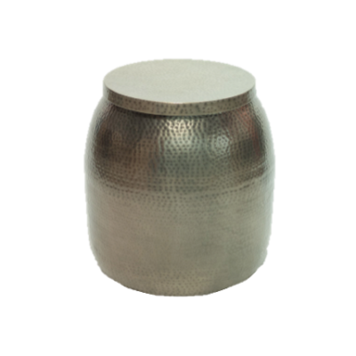 Isaac Hammered Side Table