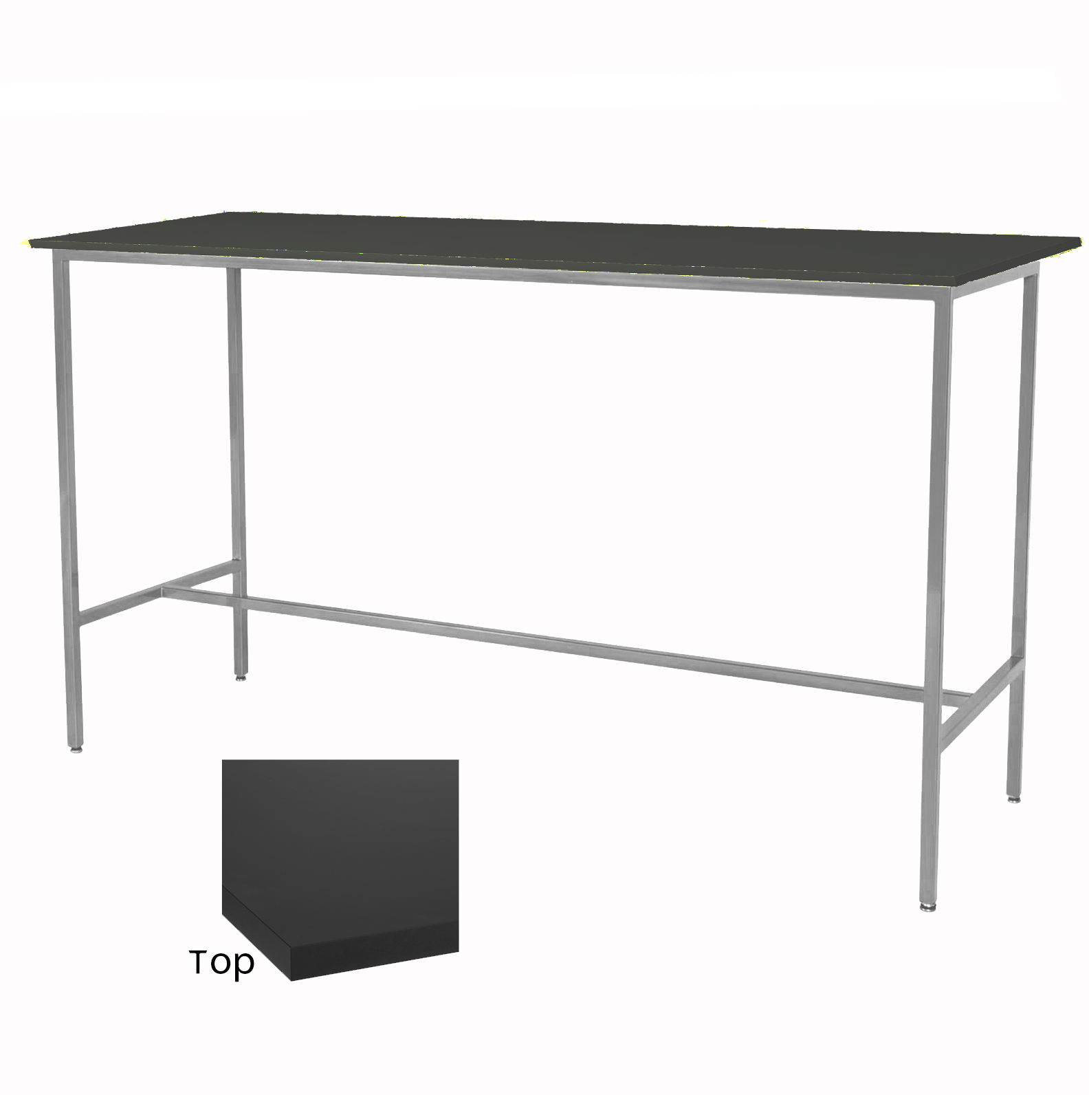 Black/Silver Taylor Communal Table
