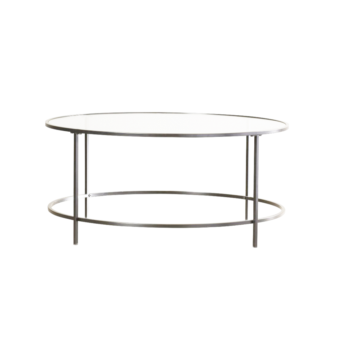 Silver Dean Glass Coffee Table