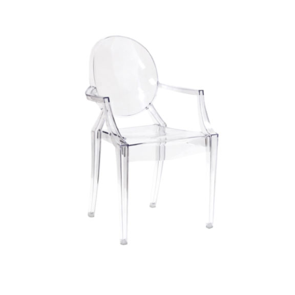 Clear Arm Chair