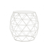 Mia White Side Table