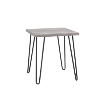 Light Wood Retro Side Table