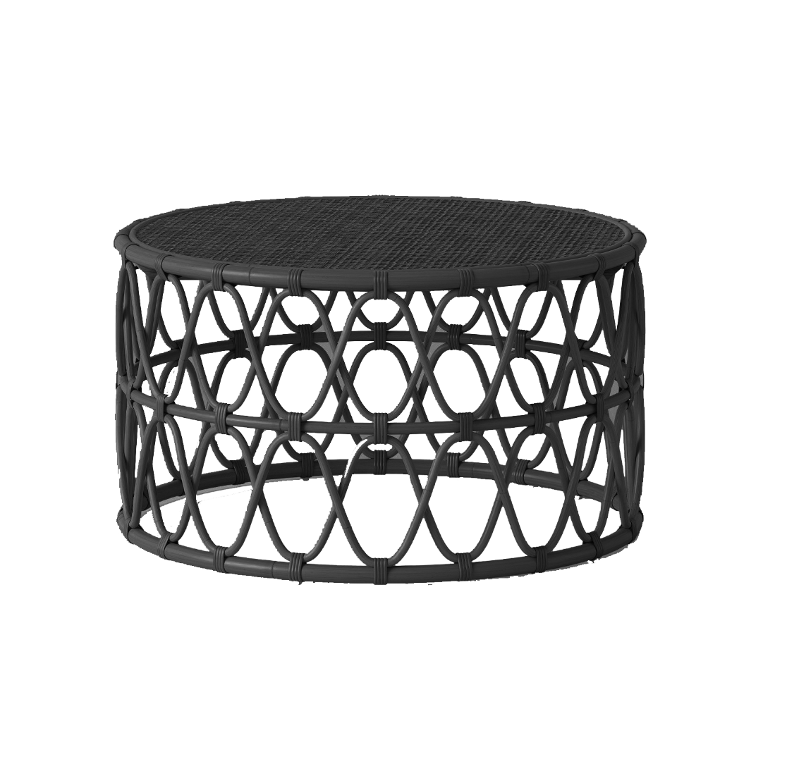 Jewel Round Coffee Table Black