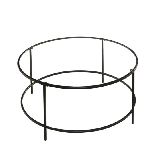 Black Glass Dean Coffee Table