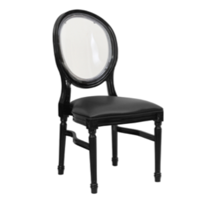Black King Louis Chair $25