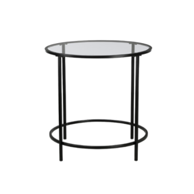 Round Glass Side Table