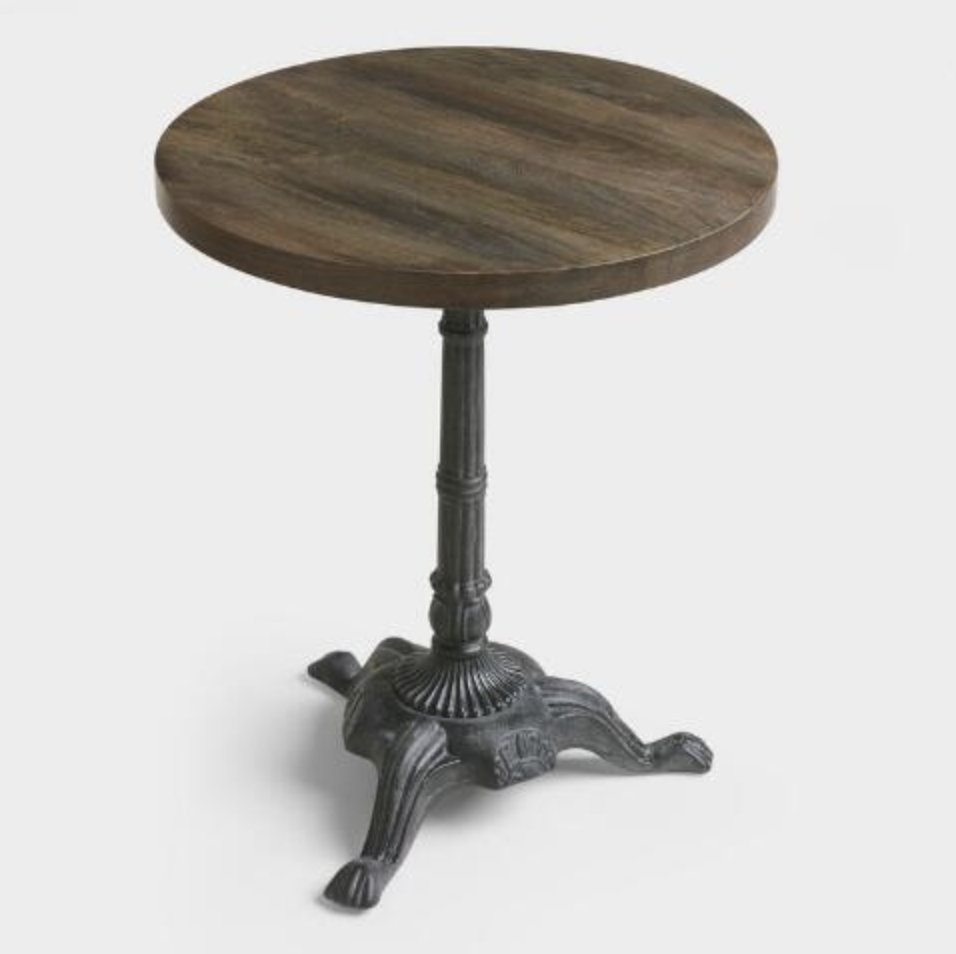 Wood Bistro Table
