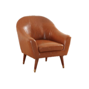Kent Leather Accent Chair $100