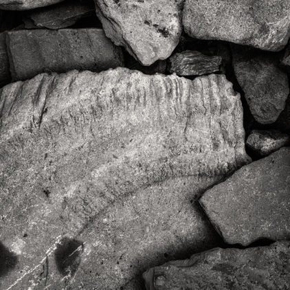 Slate, Fracture lines, Mono, Black and White, Lake District, Elterwater