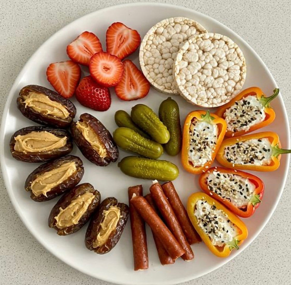 Healthy Snacks for Back to Back Girlies (All made to be eaten in under 5 minutes)