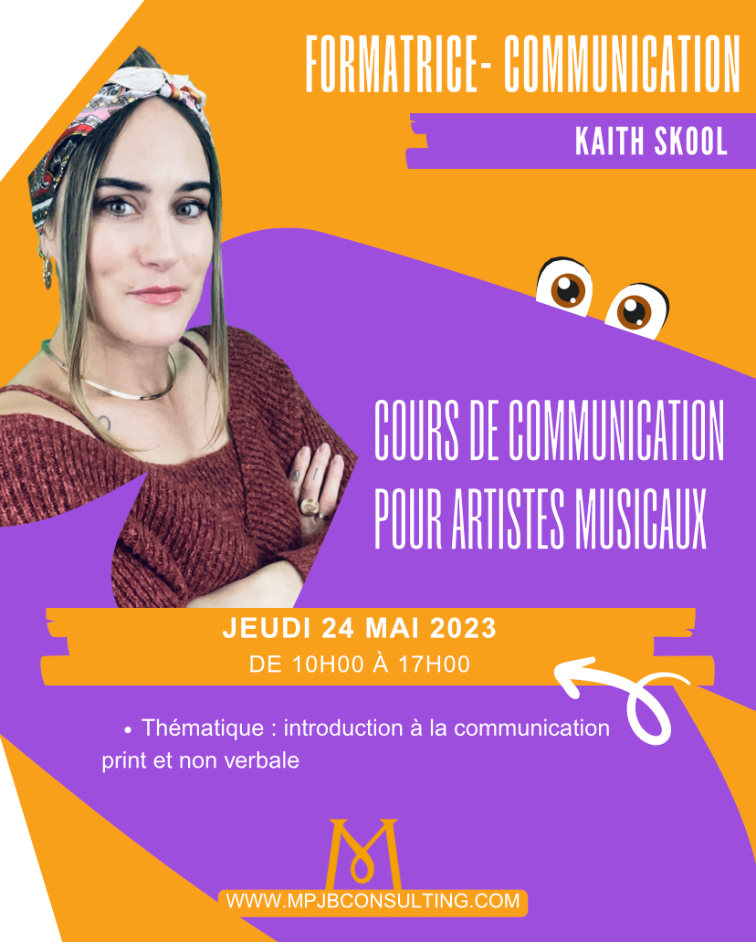 Cours de communication de l'artiste 
