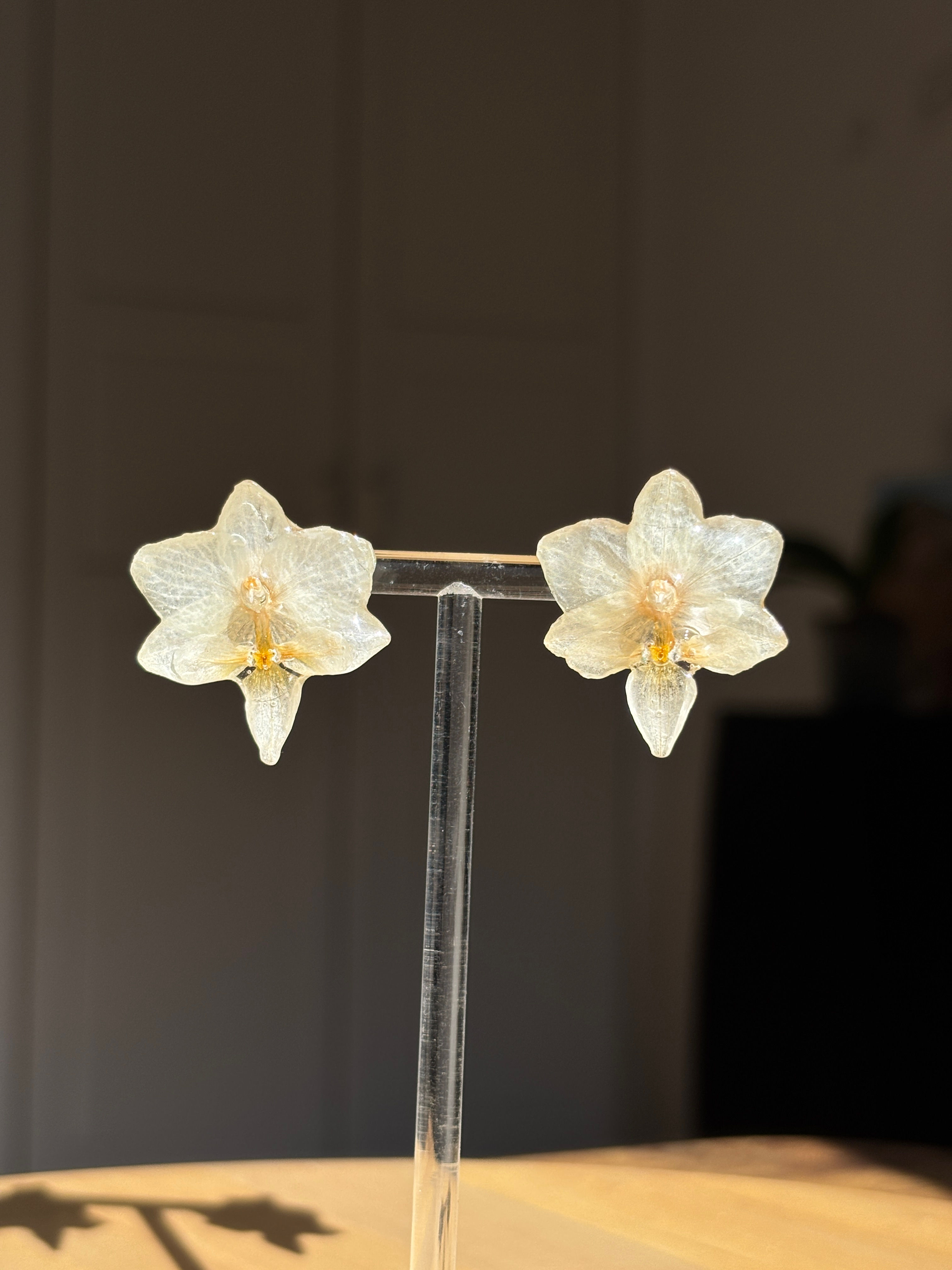Real Orchids Earrings