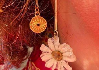 Real Flowers Earrings by KORA Atelier
