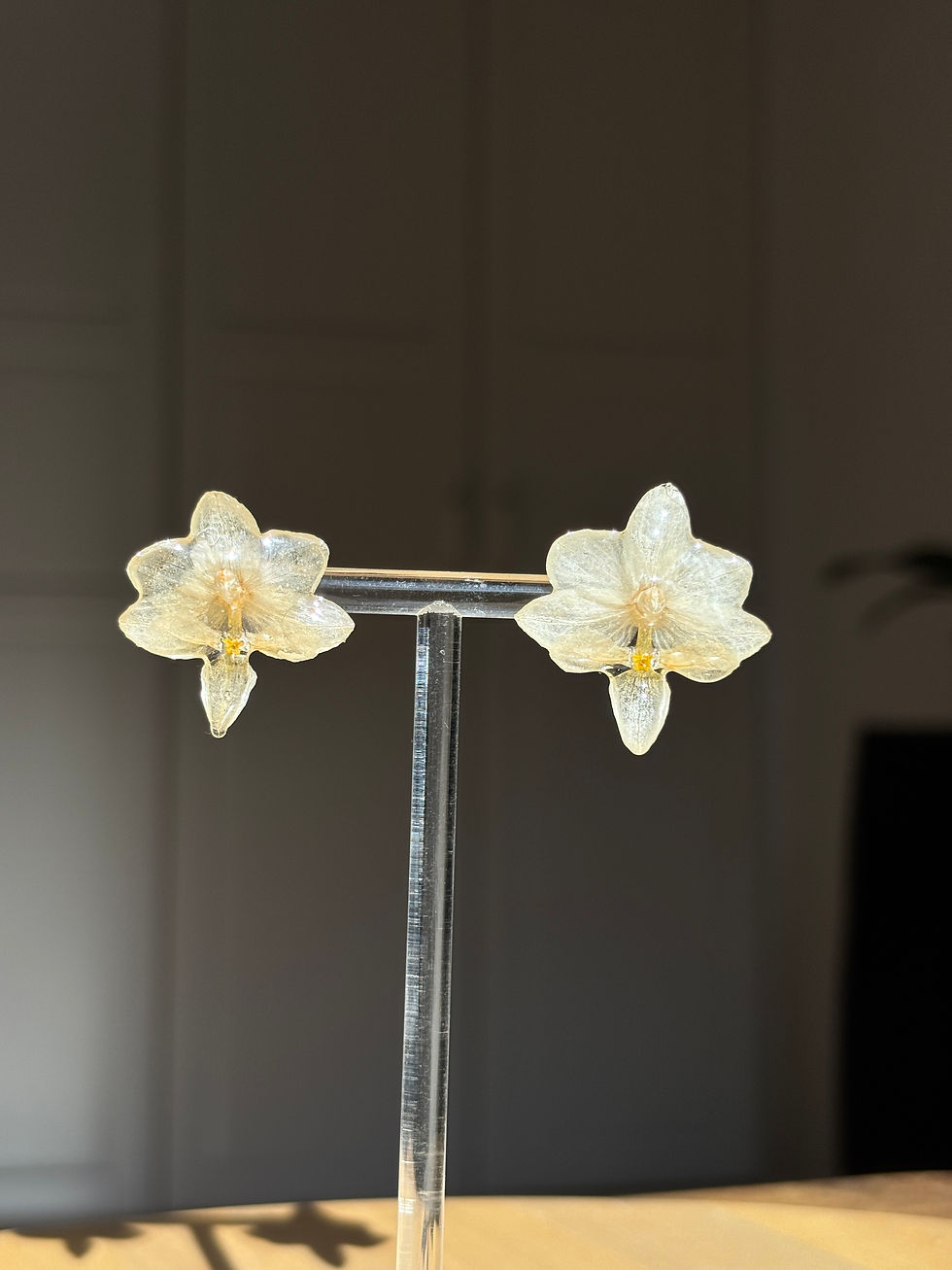Thumbnail: Real Orchid Earrings
