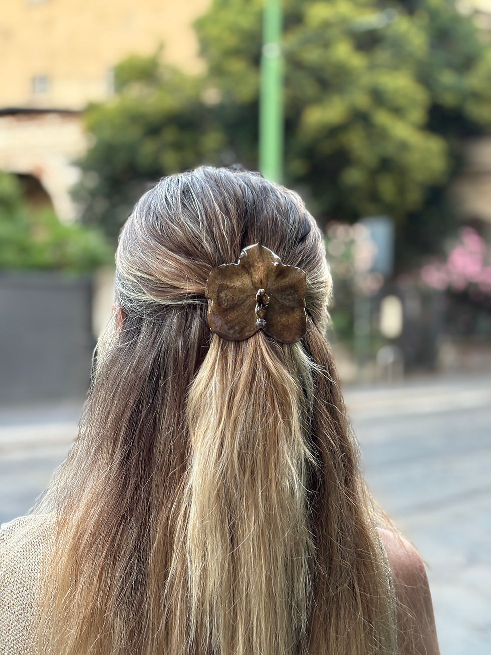 Miniatura: Real Orchid Hair Clip
