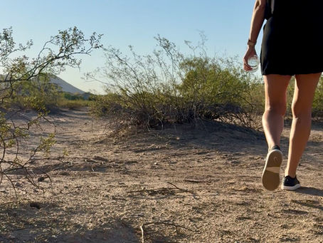 Dani Abbott Collecting Desert Soil