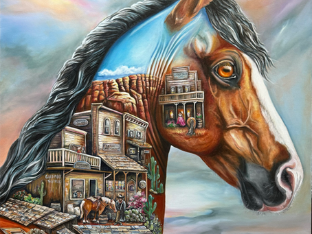 Work from the Sands of Time collection by Dani Abbott. The Story Behind the Sands of Time Collection, Dani Abbott Fine Art Artist Insights