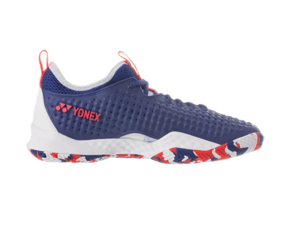 Yonex Fusionrev 4  White-Royal Blue tennis shoe