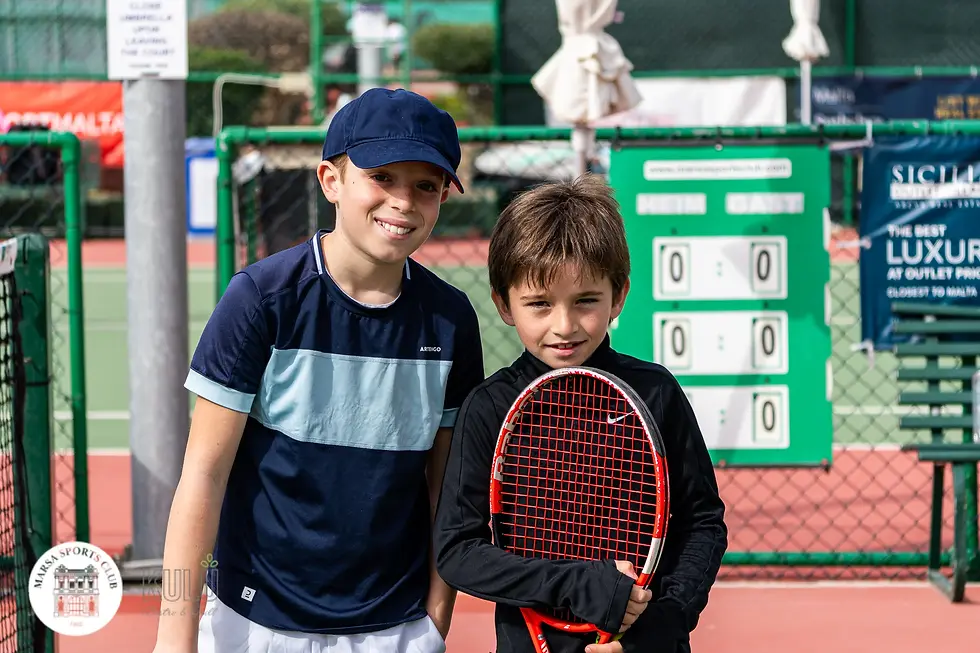 Marco Federici and Ed Spiteri Paris Tennis Malta