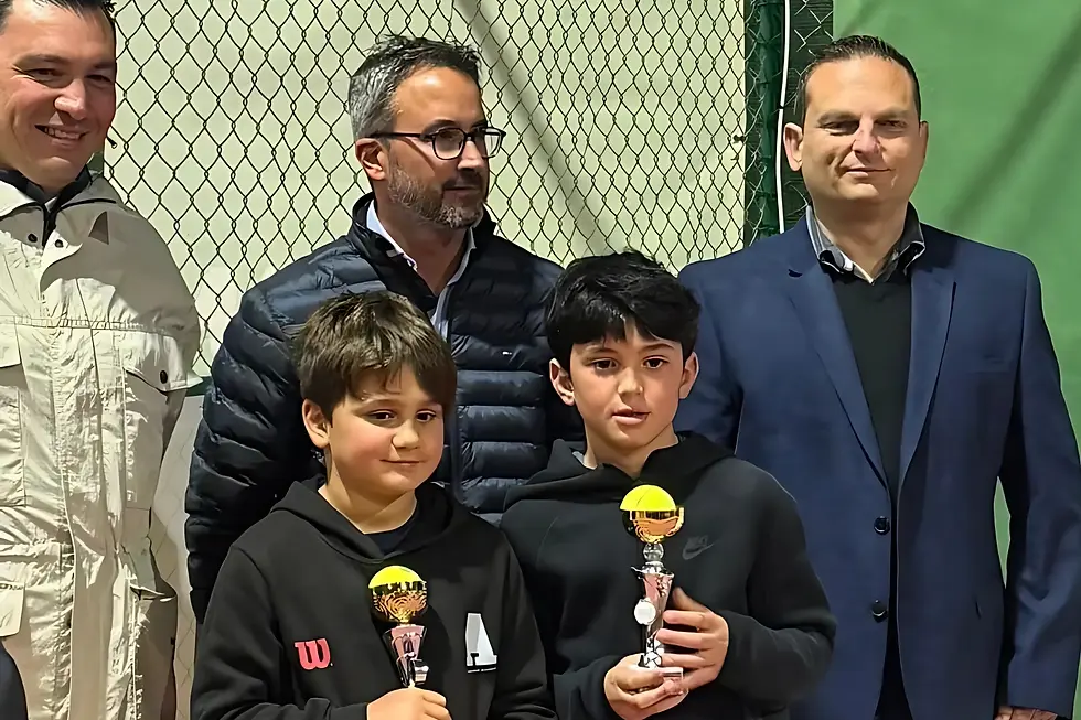Nick Gasan and Tom Pace Tennis Malta