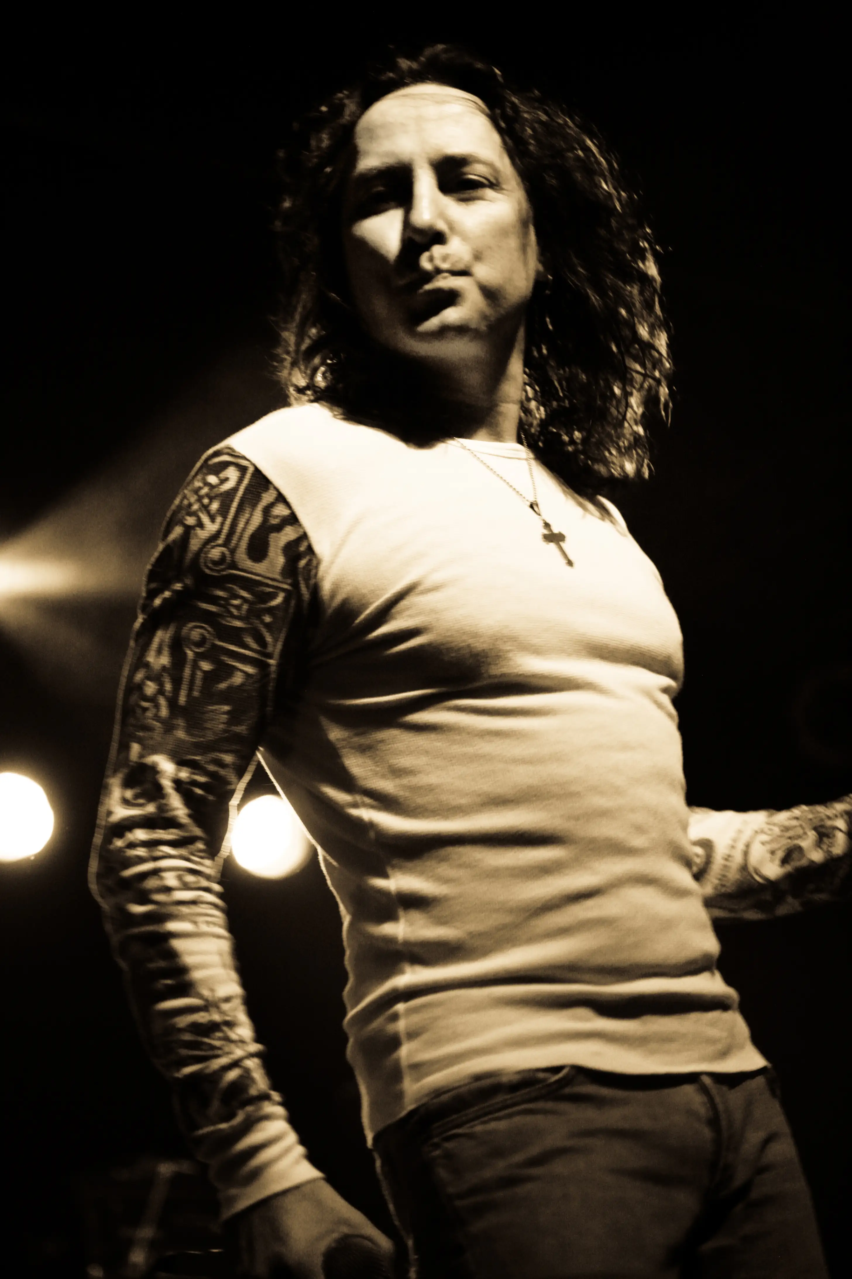 Steve Augeri, former lead singer of Journey on stage