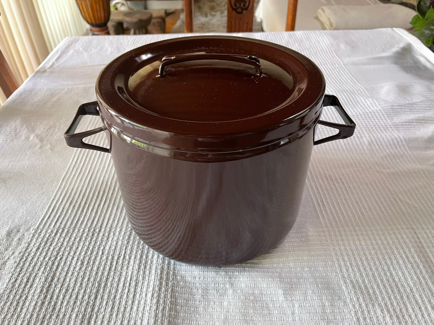 FINEL フィネル　ホーロー蓋付き深鍋　