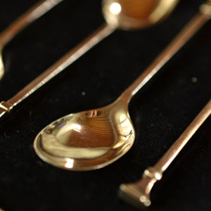 サムネイル： アンティークスターリングシルバースプーン６本/ANTIQUE SILVER SPOONS 6