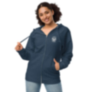 Camano Whale Tail zip up hoodie