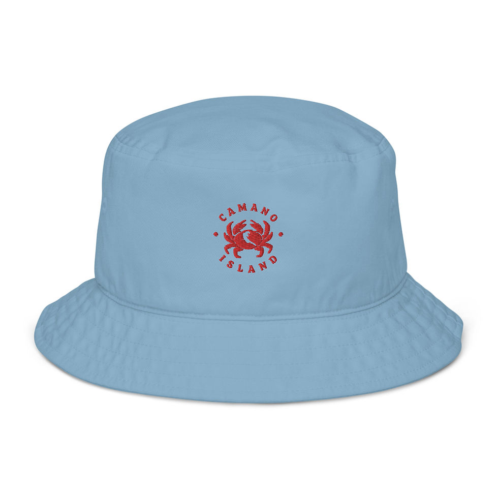 Thumbnail: "Camano Crab"  Organic bucket hat