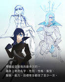 零醬設定是我改最多次的。
基本上零的名字、性別、性格、髮型、服裝、能力、目標等全都改了至少一次。
