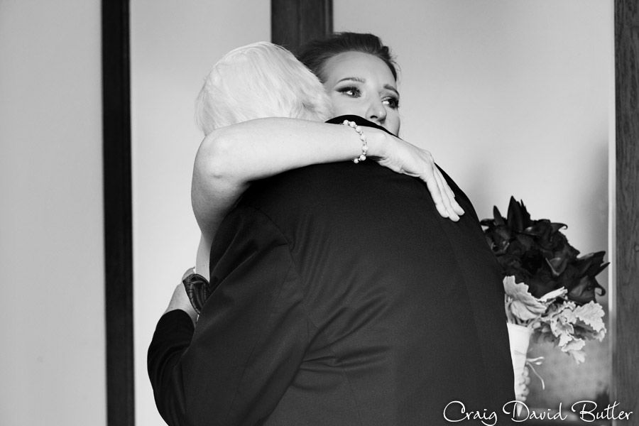 First look with Dad Masonic Temple Detroit MI- Wedding Photographer Craig David Butler