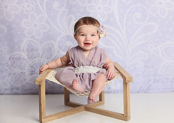 milestone photography Long Island baby sitting studio Nassau County