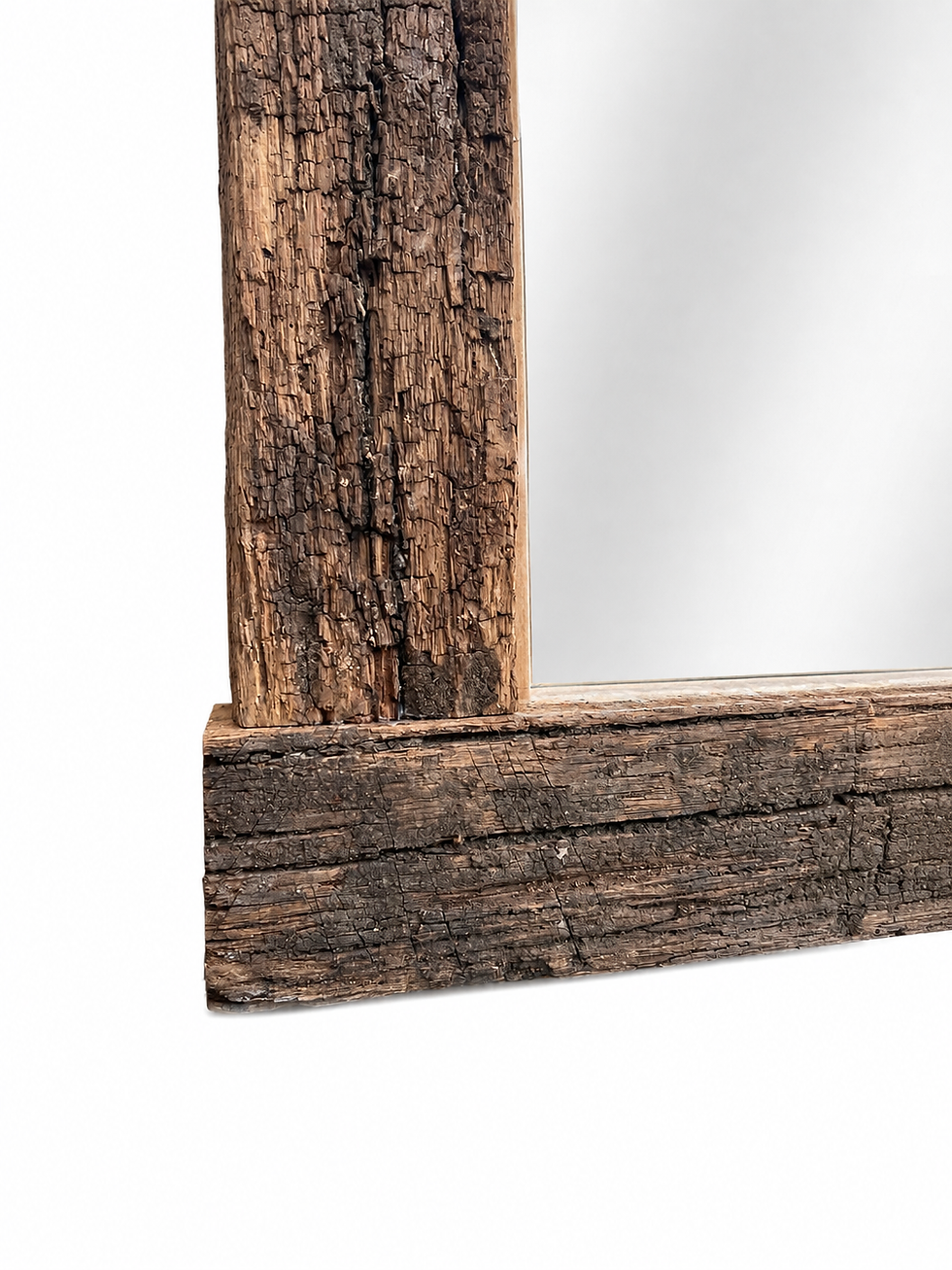 Thumbnail: Rustic Oak Frame #008 - With Mirror